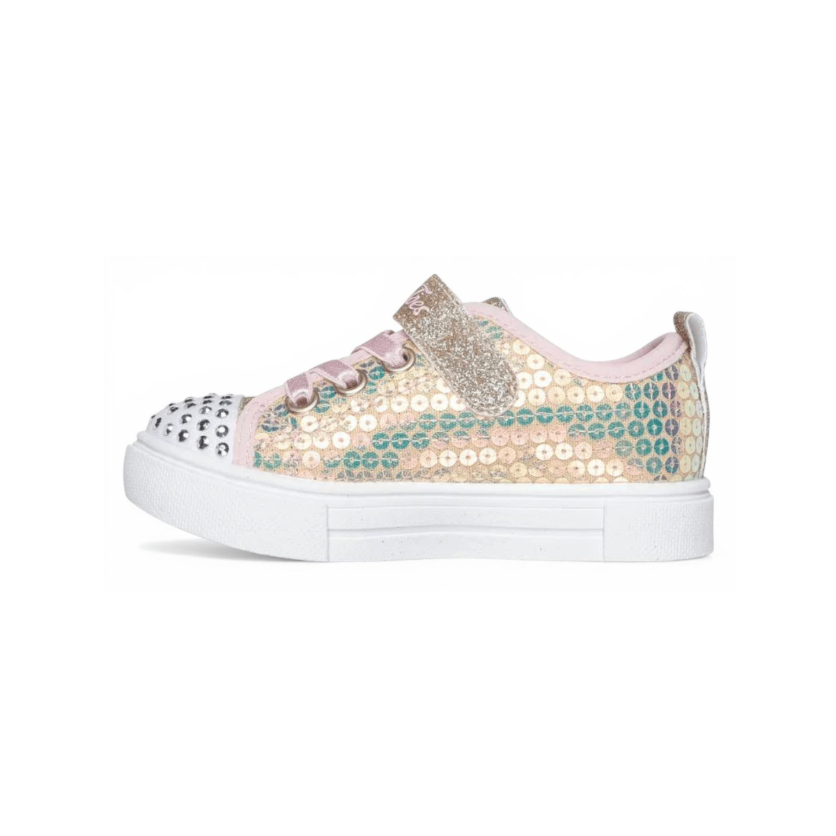 Skechers Toddlers 314812NGDPK Twinkle Toes: Twinkle Sparks - Sequin Party Gold/Pink - 1107624 - Tip Top Shoes of New York