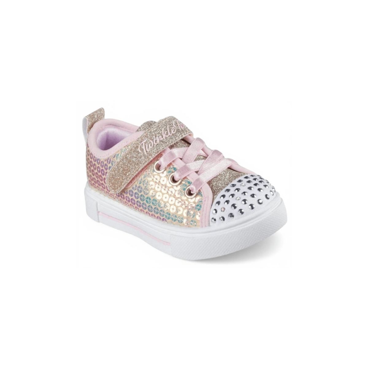 Skechers Toddlers 314812NGDPK Twinkle Toes: Twinkle Sparks - Sequin Party Gold/Pink - 1107624 - Tip Top Shoes of New York