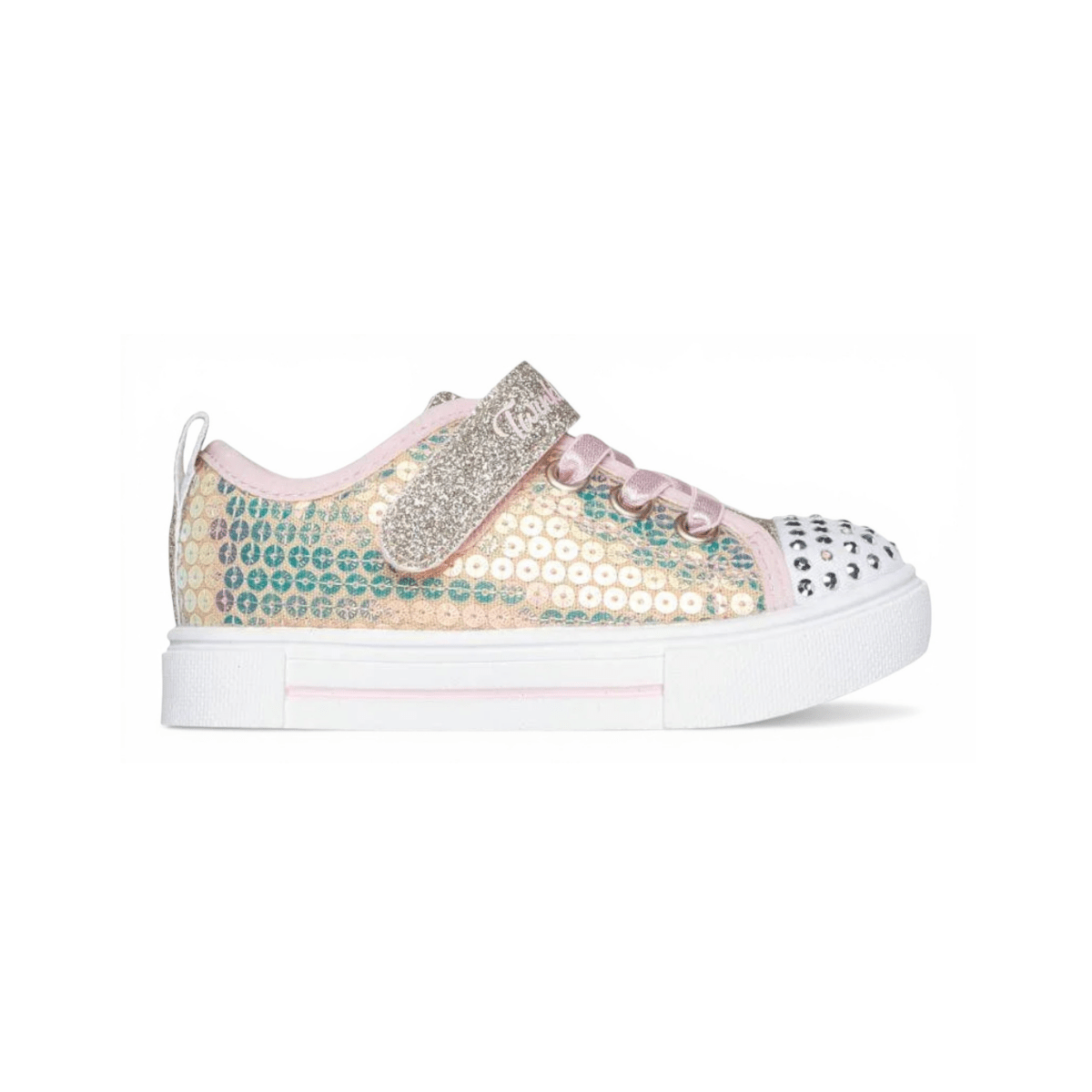 Skechers Toddlers 314812NGDPK Twinkle Toes: Twinkle Sparks - Sequin Party Gold/Pink - 1107624 - Tip Top Shoes of New York