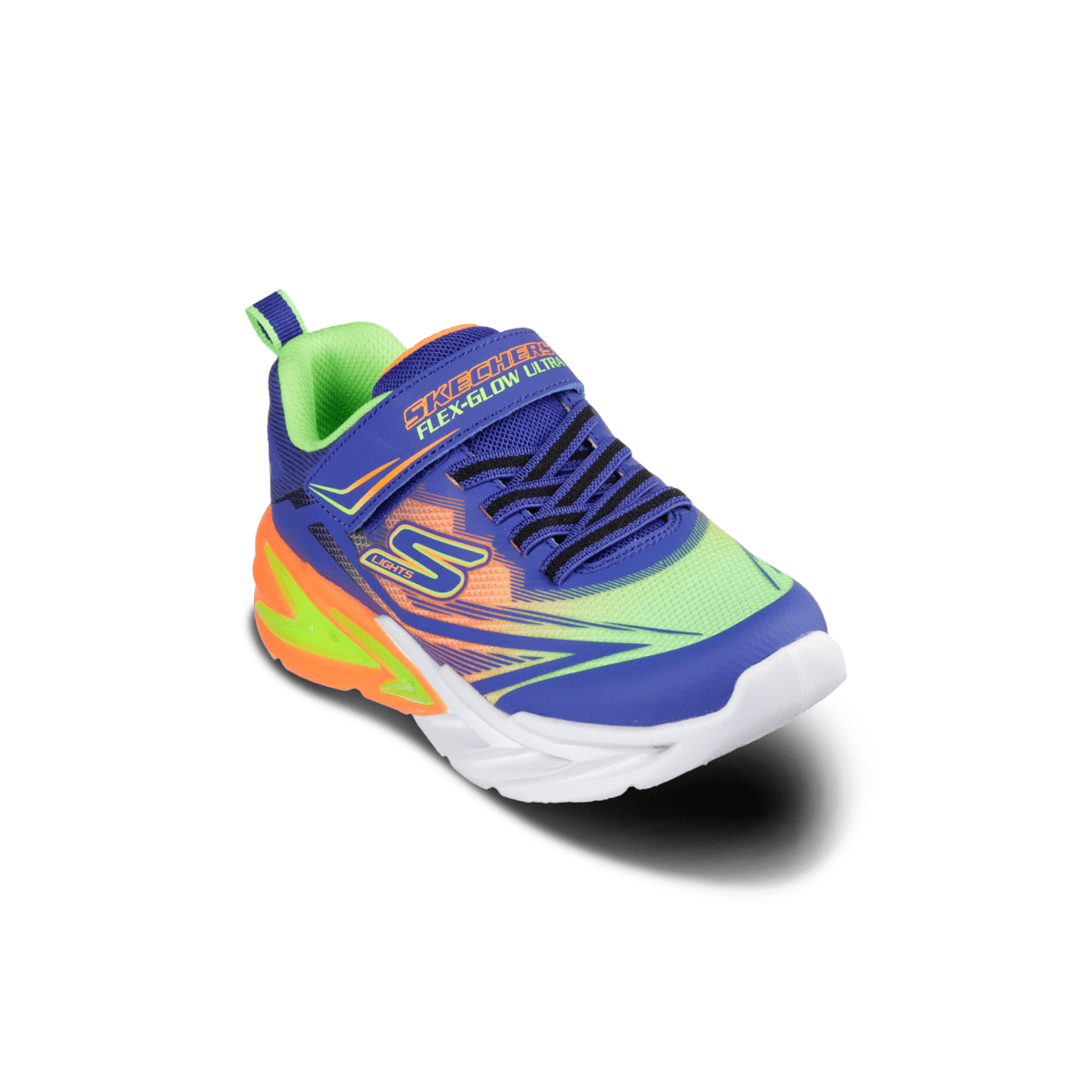 Skechers Toddlers' 400139NBLMT S Lights: Flex - Glow Ultra Blue/Multicolor - 1100145 - Tip Top Shoes of New York
