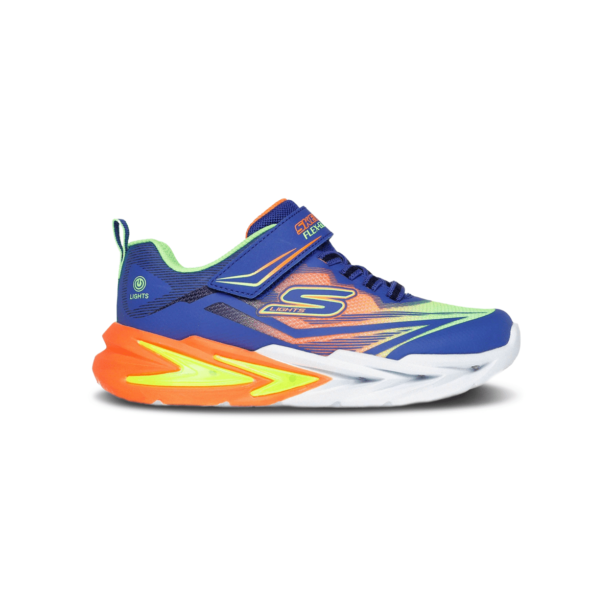Skechers Toddlers' 400139NBLMT S Lights: Flex - Glow Ultra Blue/Multicolor - 1100145 - Tip Top Shoes of New York