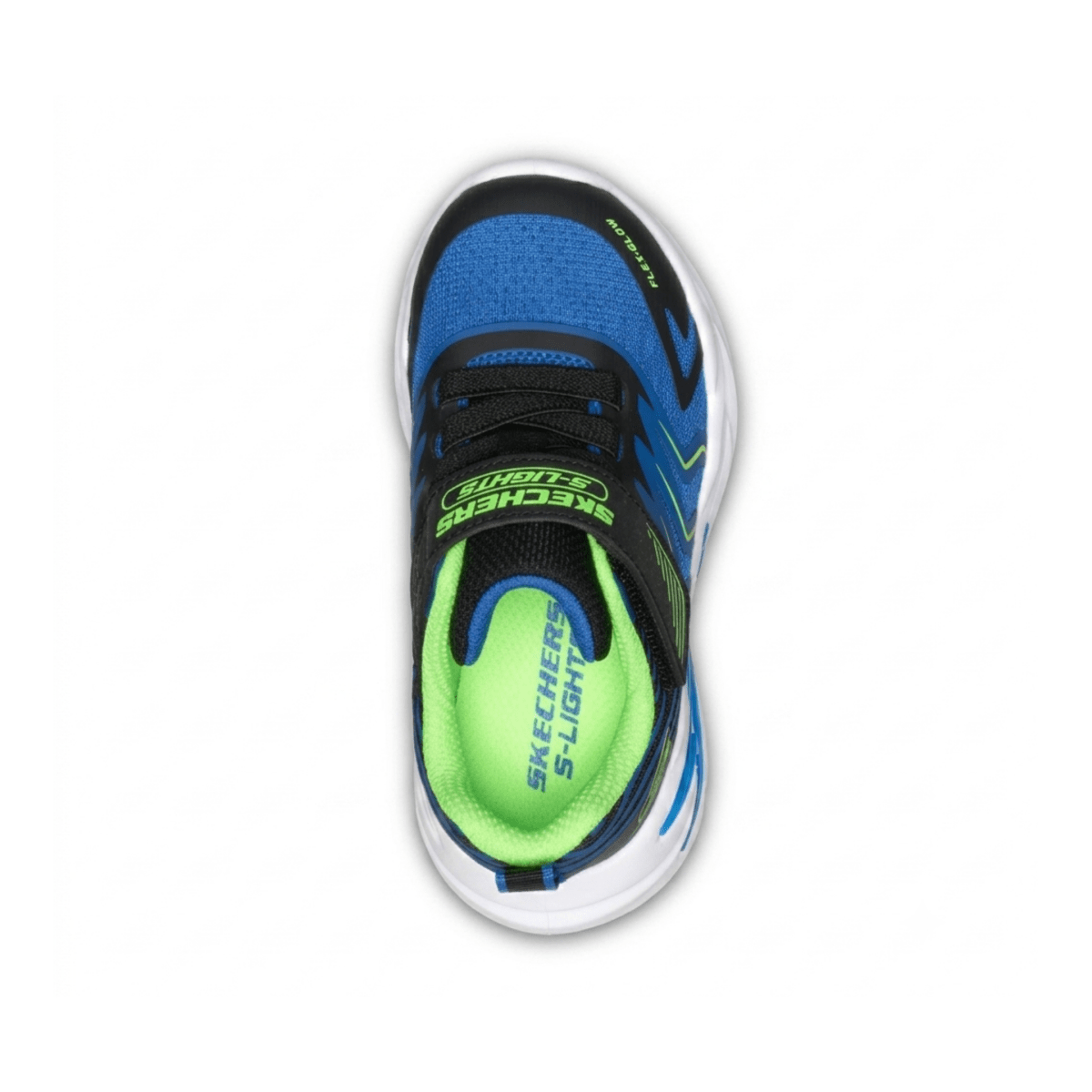 Skechers Toddlers 400141NBBLM S-Lights: Flex-Glow Ultra - Prism-Pacer Black/Blue/Lime - 1112213 - Tip Top Shoes of New York