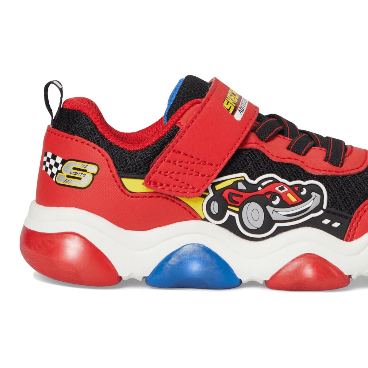 Skechers Toddlers 403501NRDBK Mighty Glow 2.0 Red/Black - 1112203 - Tip Top Shoes of New York