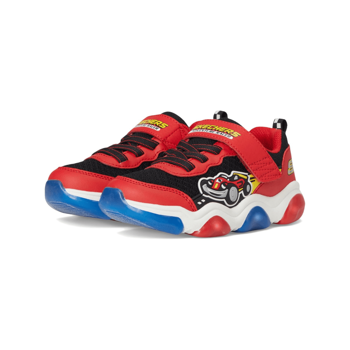 Skechers Toddlers 403501NRDBK Mighty Glow 2.0 Red/Black - 1112203 - Tip Top Shoes of New York