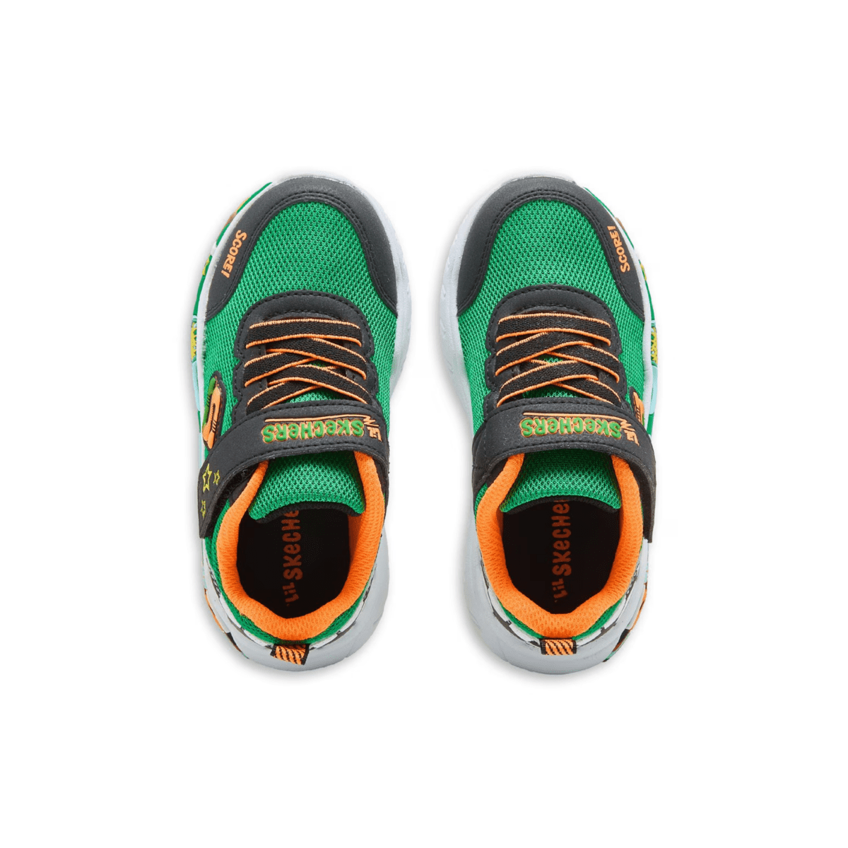 Skechers Toddlers' 407312NGRMT Play Scene Green/Multicolor - 1100400 - Tip Top Shoes of New York