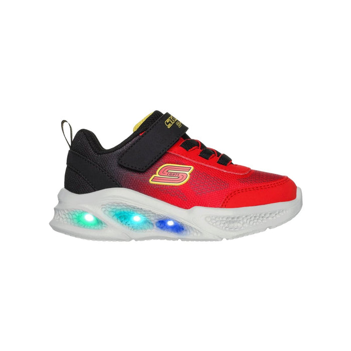 Skechers Toddler's S - Lights: Meteor - Lights - Krendox 401495NRDBK Red/Black - 1090336 - Tip Top Shoes of New York