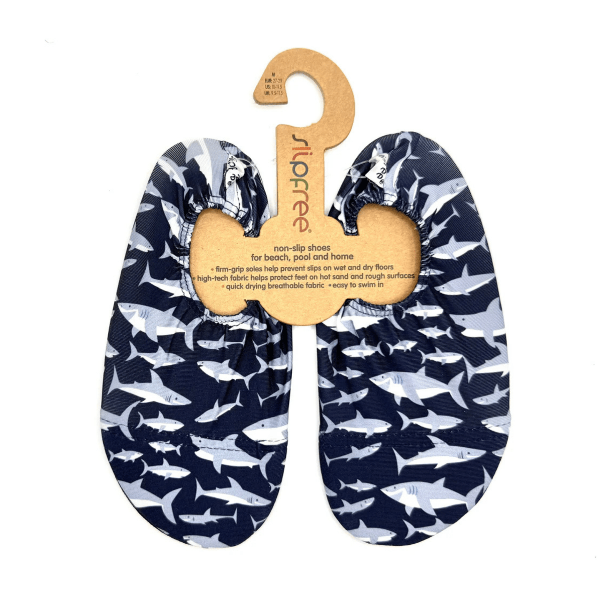 Slipfree Toddlers Blue Shark Aqua Sock - 1112053 - Tip Top Shoes of New York