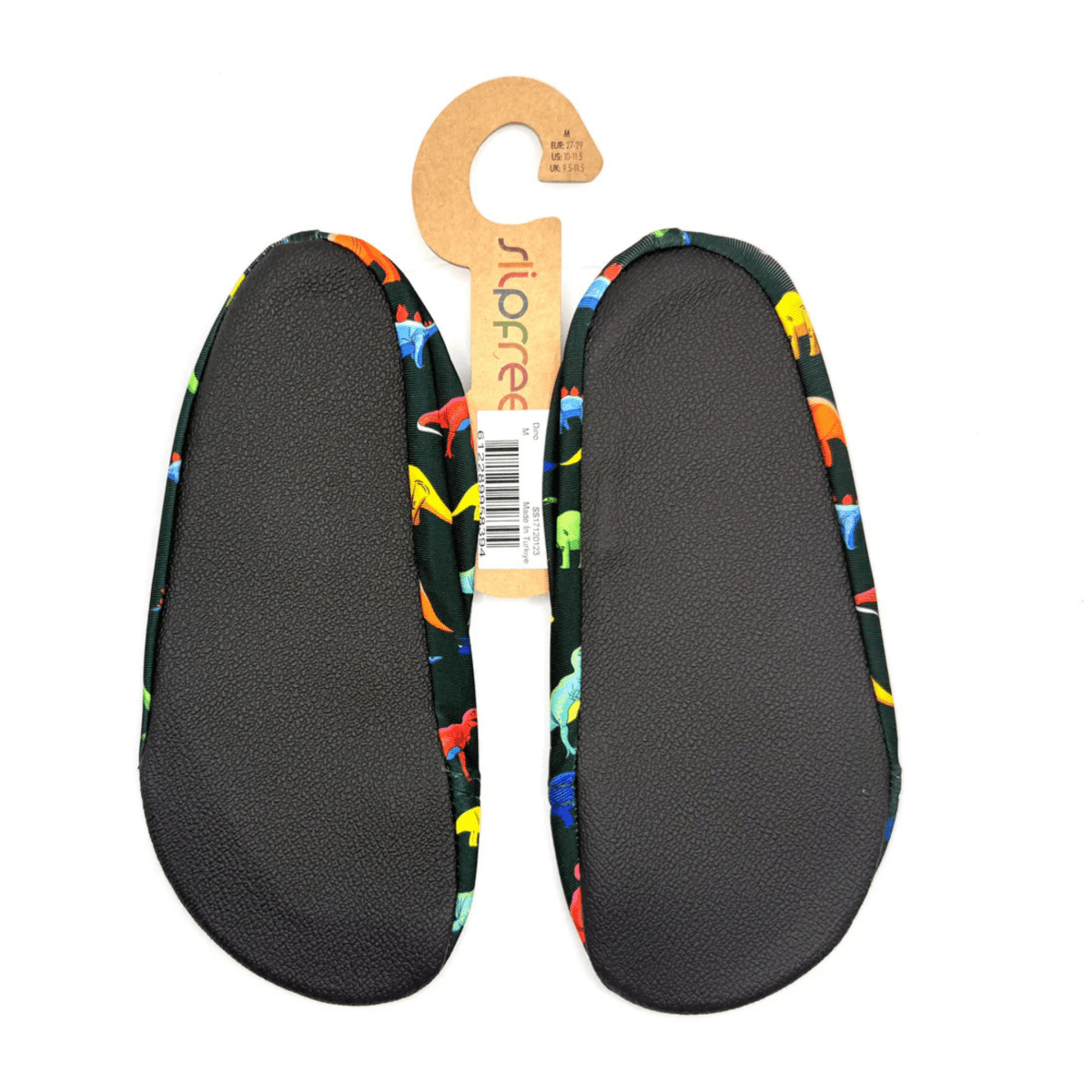 Slipfree Toddlers Dino Blue Aqua Sock - 1112044 - Tip Top Shoes of New York