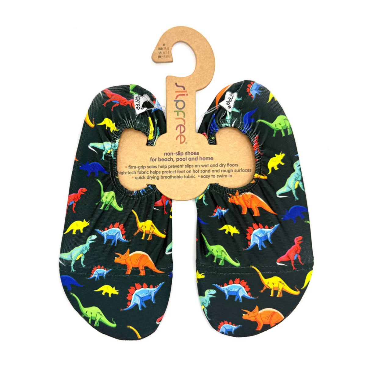 Slipfree Toddlers Dino Blue Aqua Sock - 1112044 - Tip Top Shoes of New York