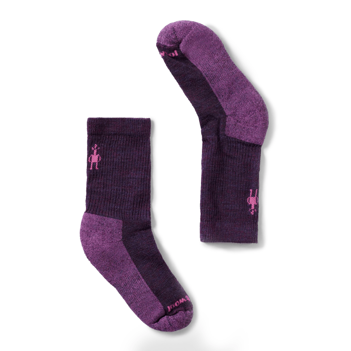 Smart Wool Kids Hike Crew Light Cushion Socks Purple - 1111021 - Tip Top Shoes of New York
