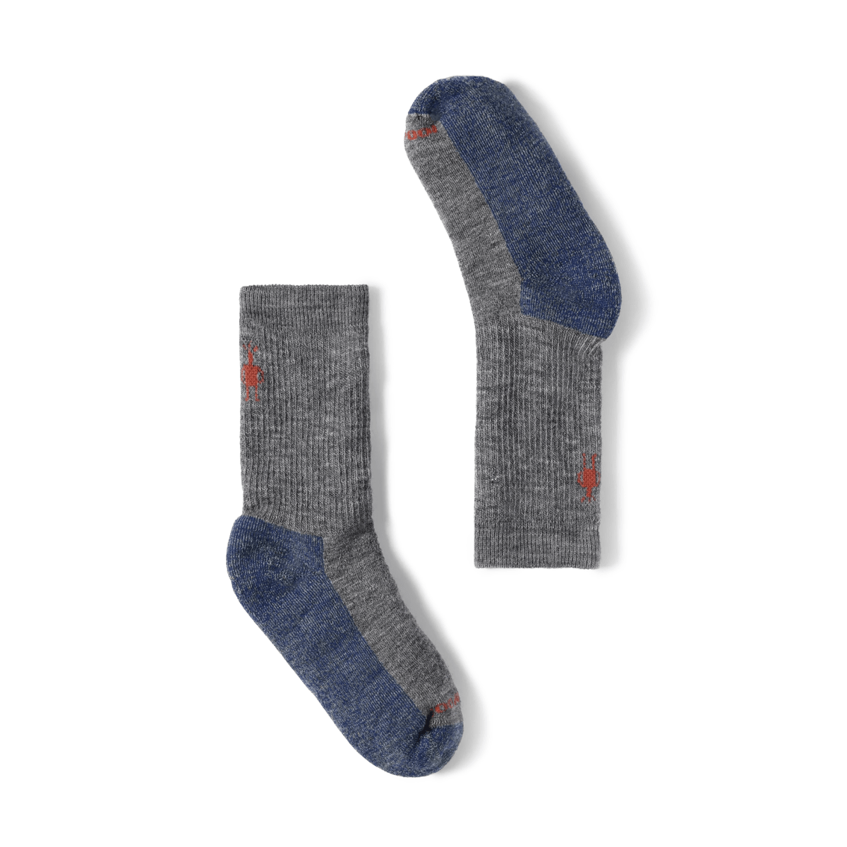 Smart Wool Kids Hike Full Cushion Crew Socks Grey/Blue - 1111000 - Tip Top Shoes of New York