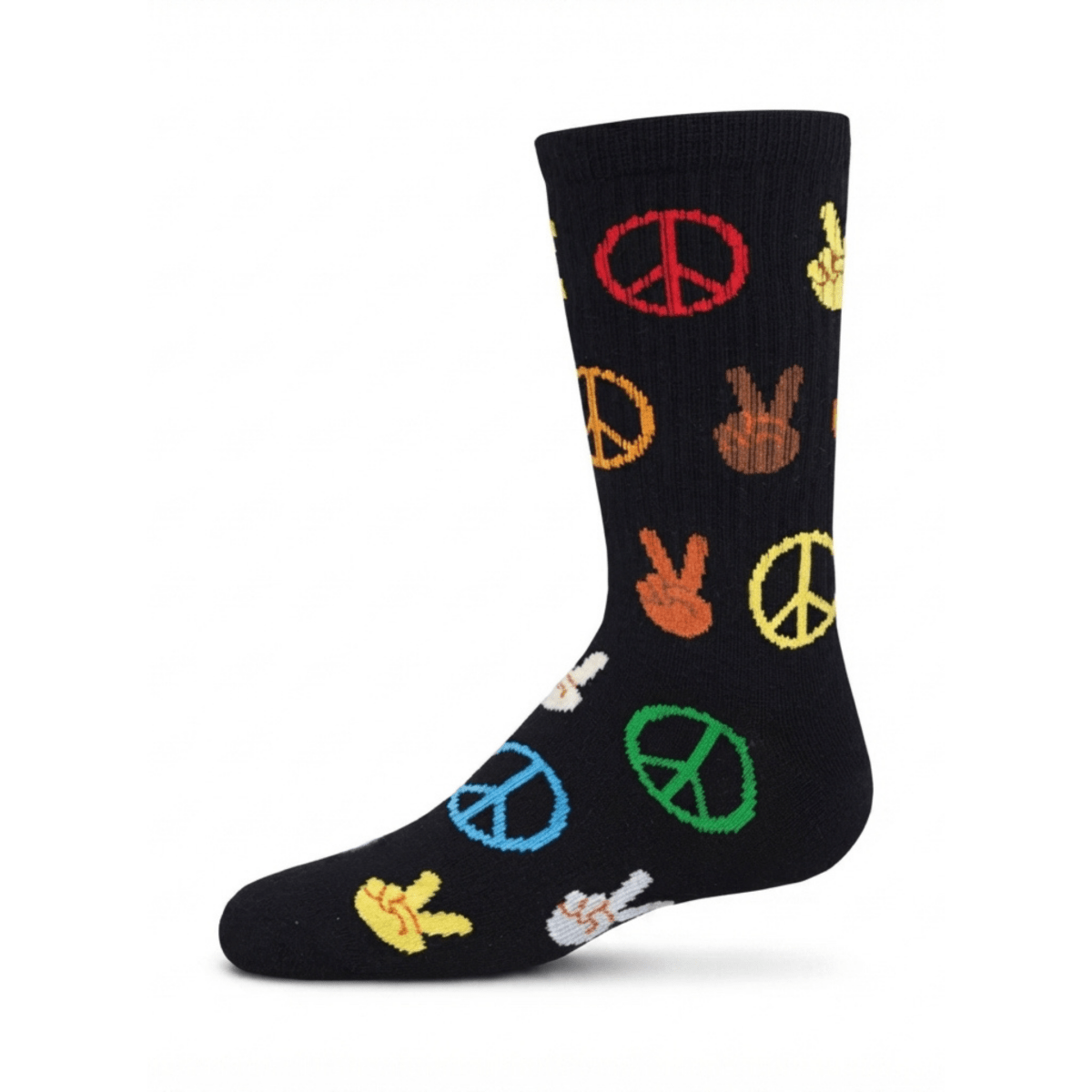 Sock Smith Kids Peace Everybody Black/Multicolor - 1117756 - Tip Top Shoes of New York