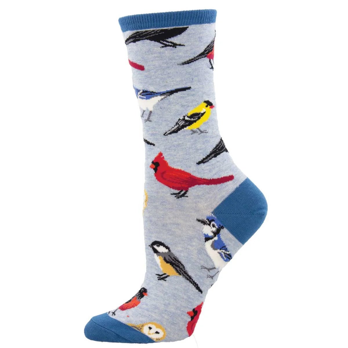 Sock Smith Men's Bird Is The Word Gray/Blue - 11002436 - Tip Top Shoes of New York