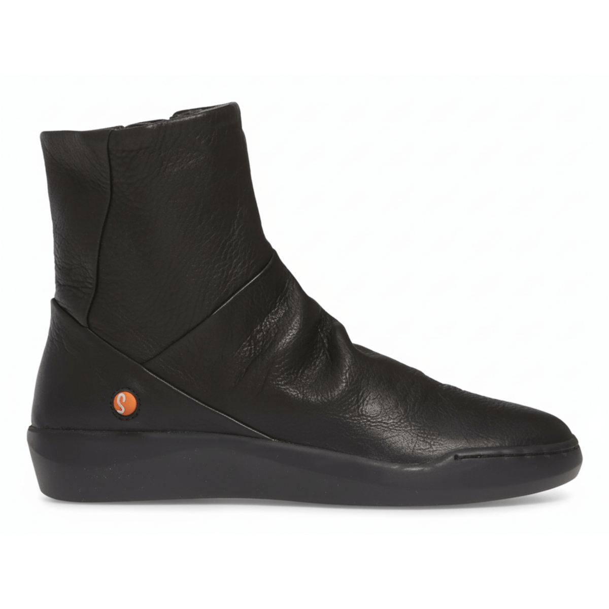 Softinos by Bos & Co Women's Bler550SOF Black Smooth Leather - 9021813 - Tip Top Shoes of New York