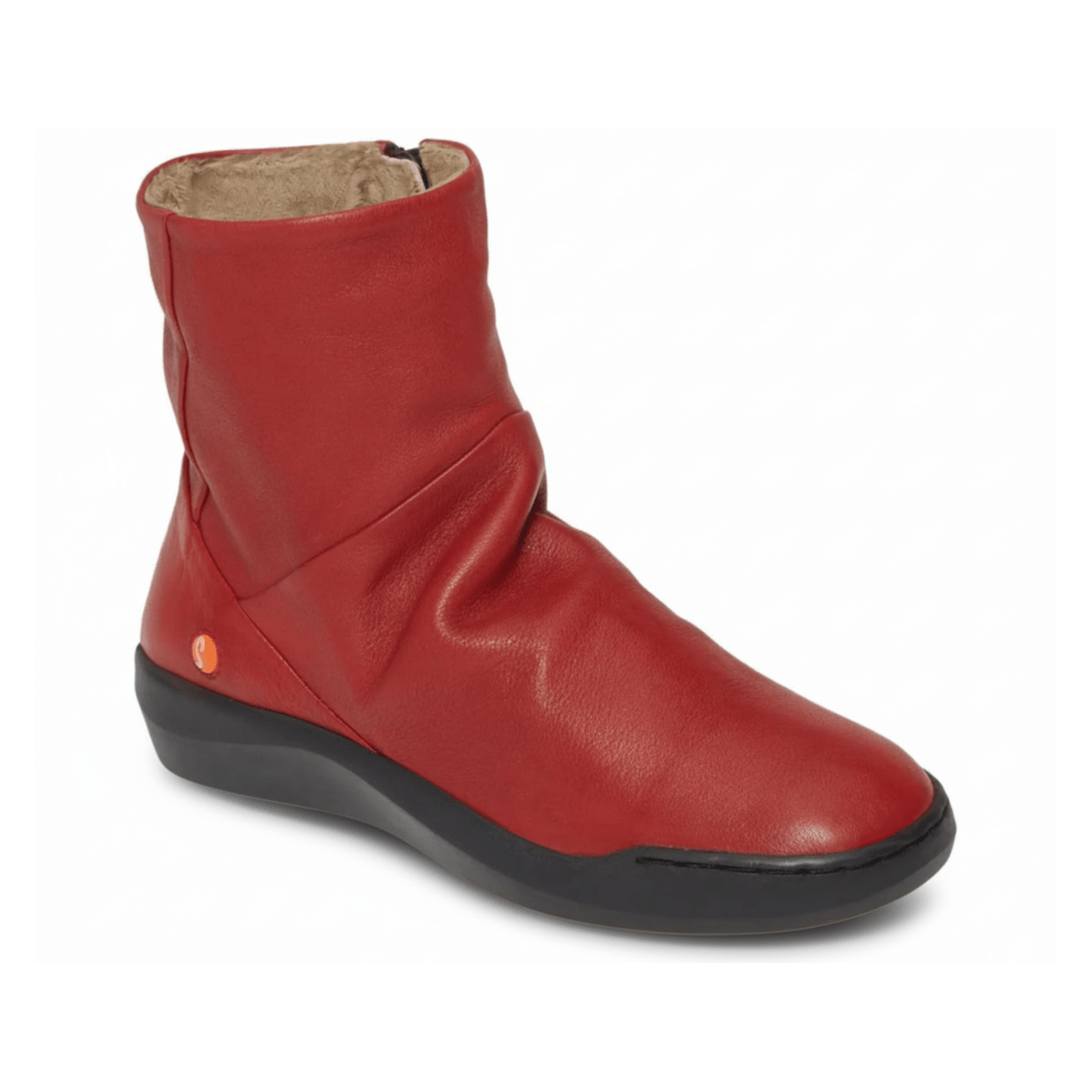 Softinos by Bos & Co Women's Bler550SOF Red Smooth Leather - 9021822 - Tip Top Shoes of New York