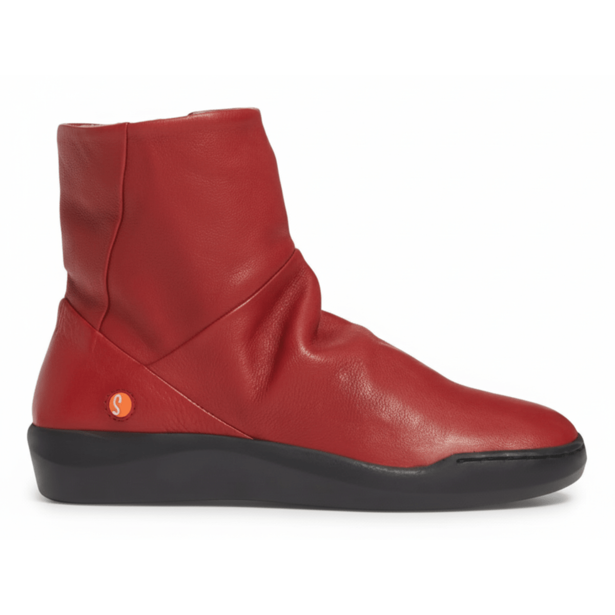 Softinos by Bos & Co Women's Bler550SOF Red Smooth Leather - 9021822 - Tip Top Shoes of New York