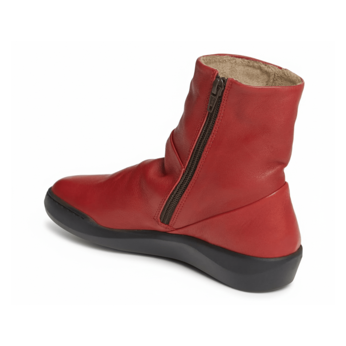 Softinos by Bos & Co Women's Bler550SOF Red Smooth Leather - 9021822 - Tip Top Shoes of New York