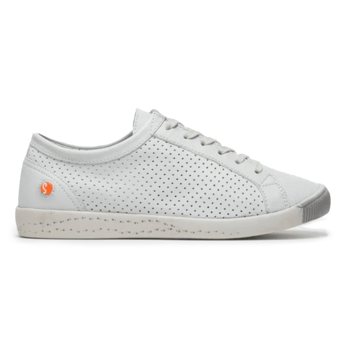Softinos by Bos & Co Women's ICA388 White Smooth Leather - 9035719 - Tip Top Shoes of New York