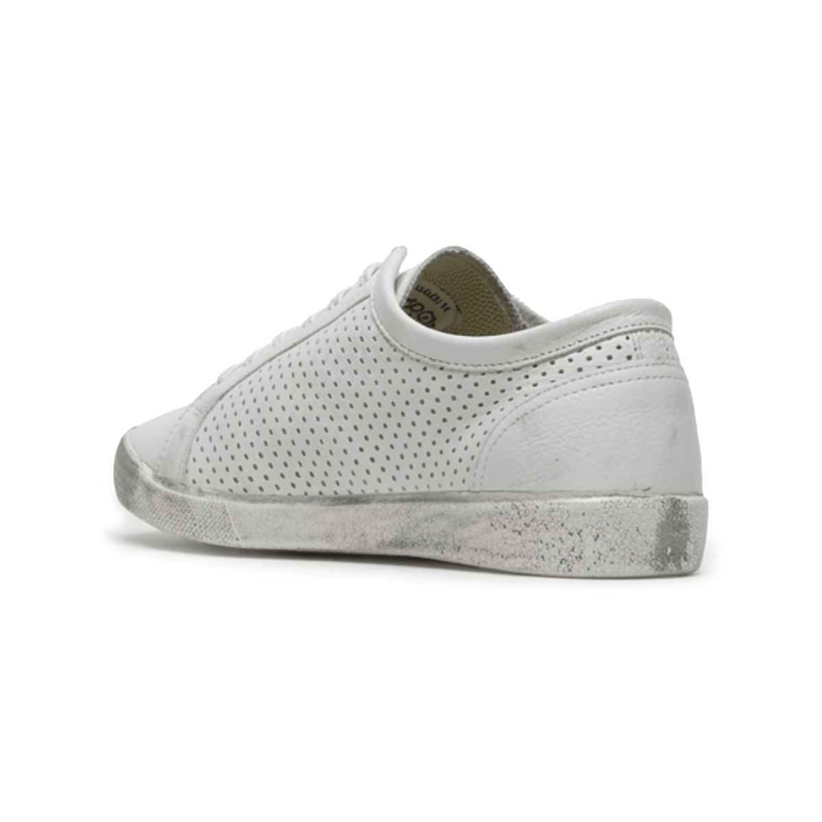 Softinos by Bos & Co Women's ICA388 White Smooth Leather - 9035719 - Tip Top Shoes of New York