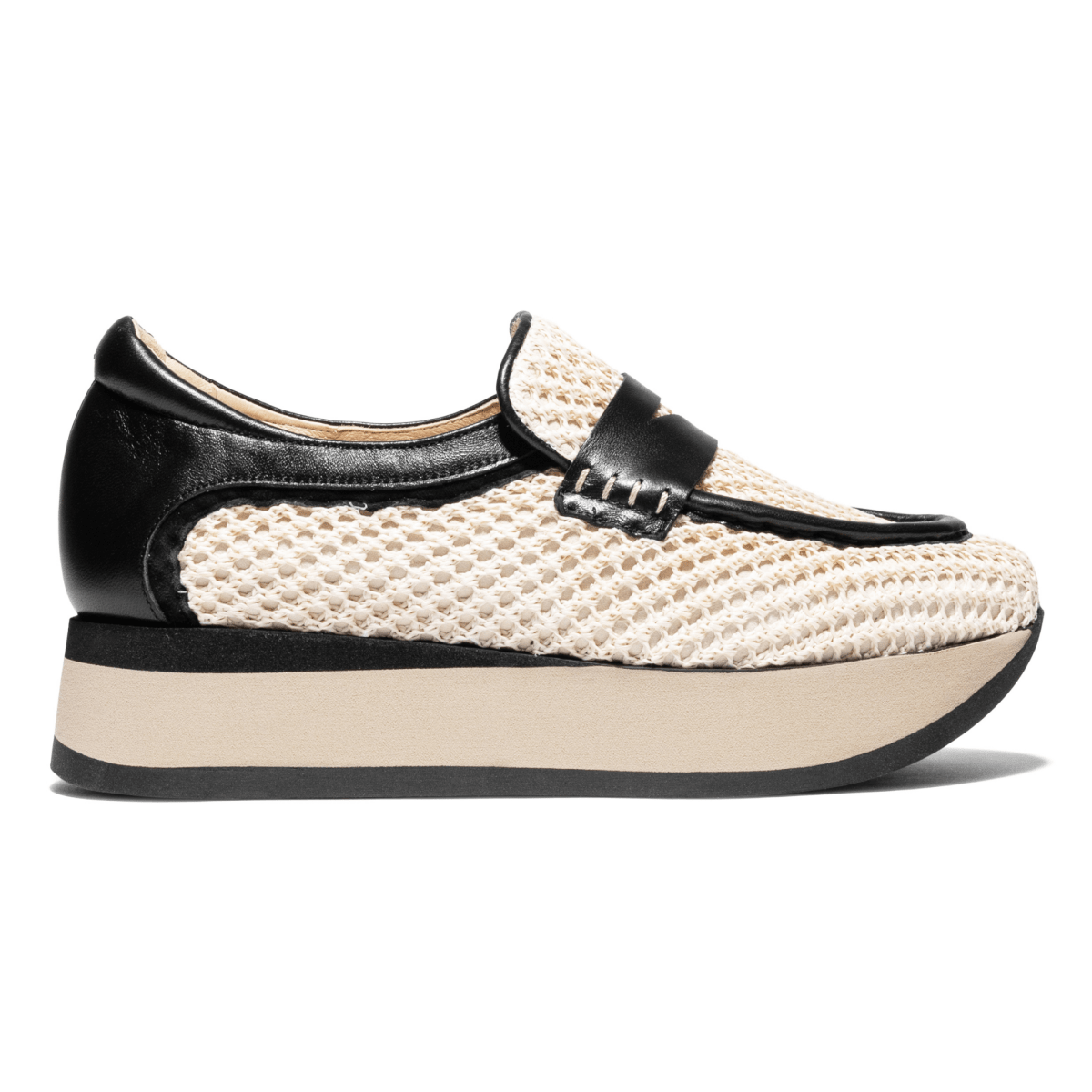 Softwaves Women's Caela Black/Coco Mesh - 9030413 - Tip Top Shoes of New York