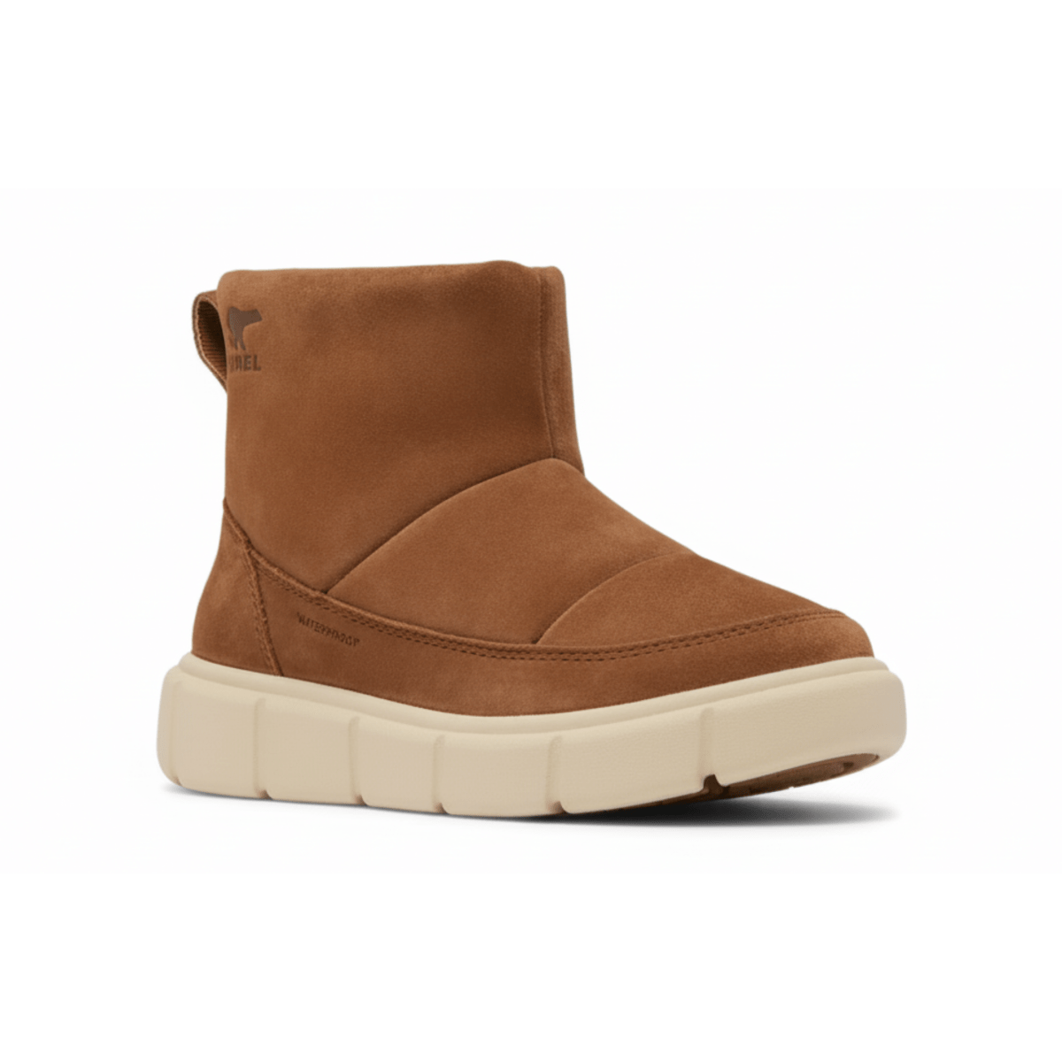 Sorel Girls Explorer III Waterproof Velvet Tan/Bleached Ceramic - 1085251 - Tip Top Shoes of New York