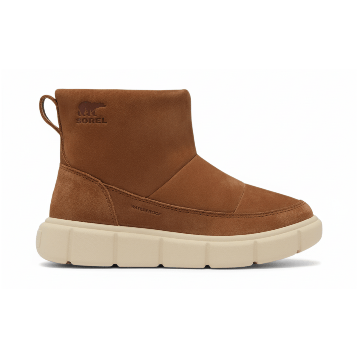 Sorel Girls Explorer III Waterproof Velvet Tan/Bleached Ceramic - 1085251 - Tip Top Shoes of New York