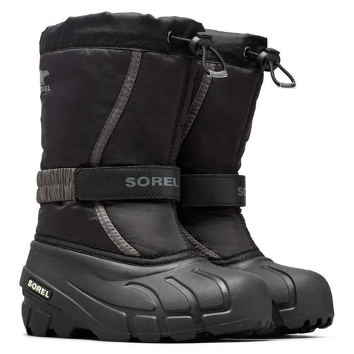 Sorel Kid's Flurry Black/City Grey Waterproof - 1086029 - Tip Top Shoes of New York