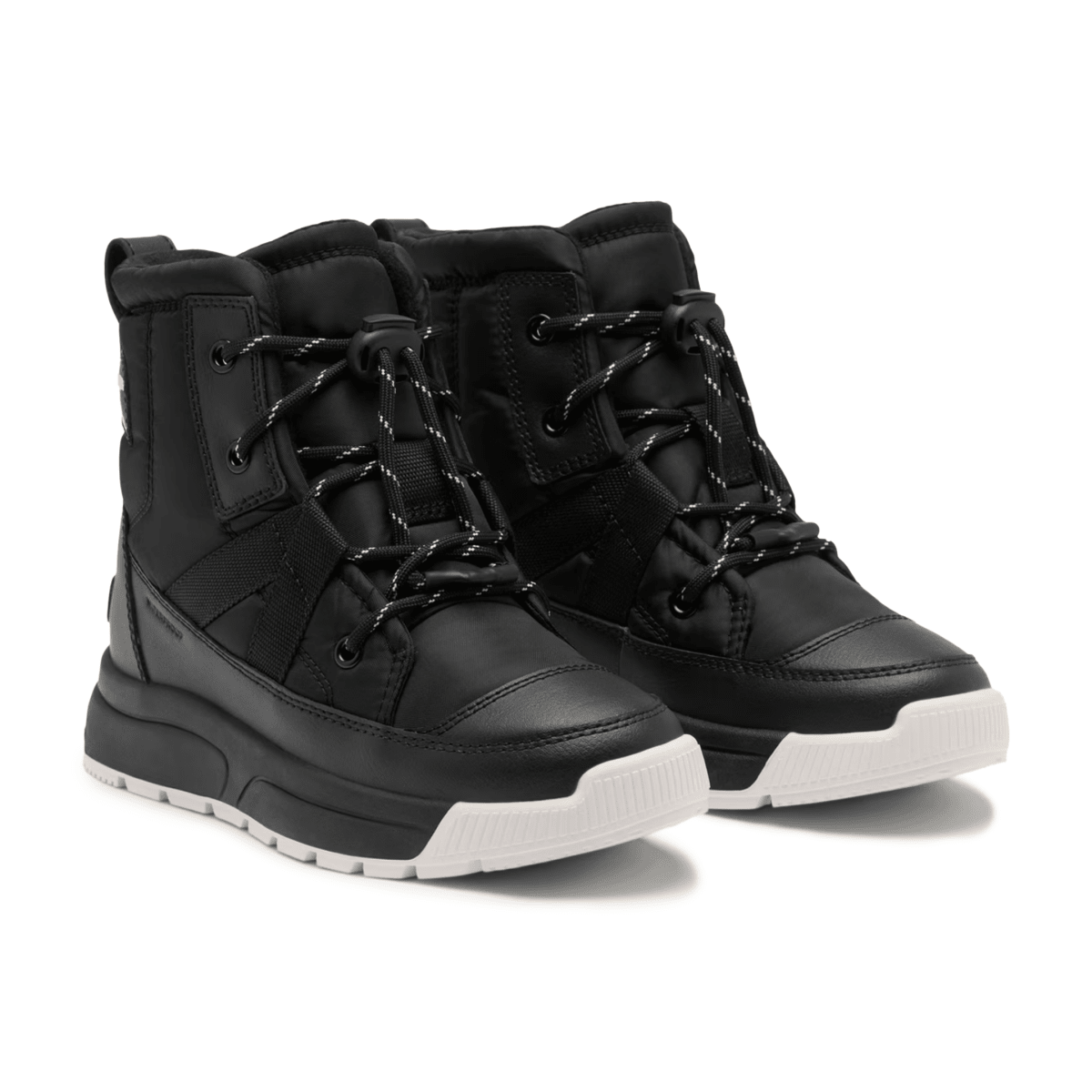 Sorel Kids (Grade School) Whitney III Mid Waterproof Black/White - 1110598 - Tip Top Shoes of New York