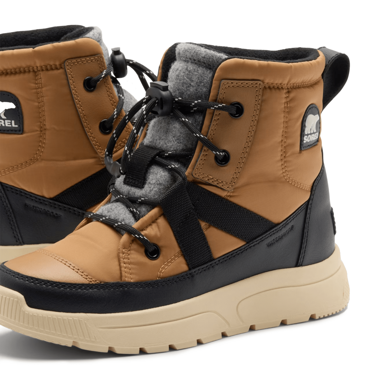 Sorel Kids (Grade School) Whitney III Mid Waterproof Tawny Buff/Tan - 1110775 - Tip Top Shoes of New York