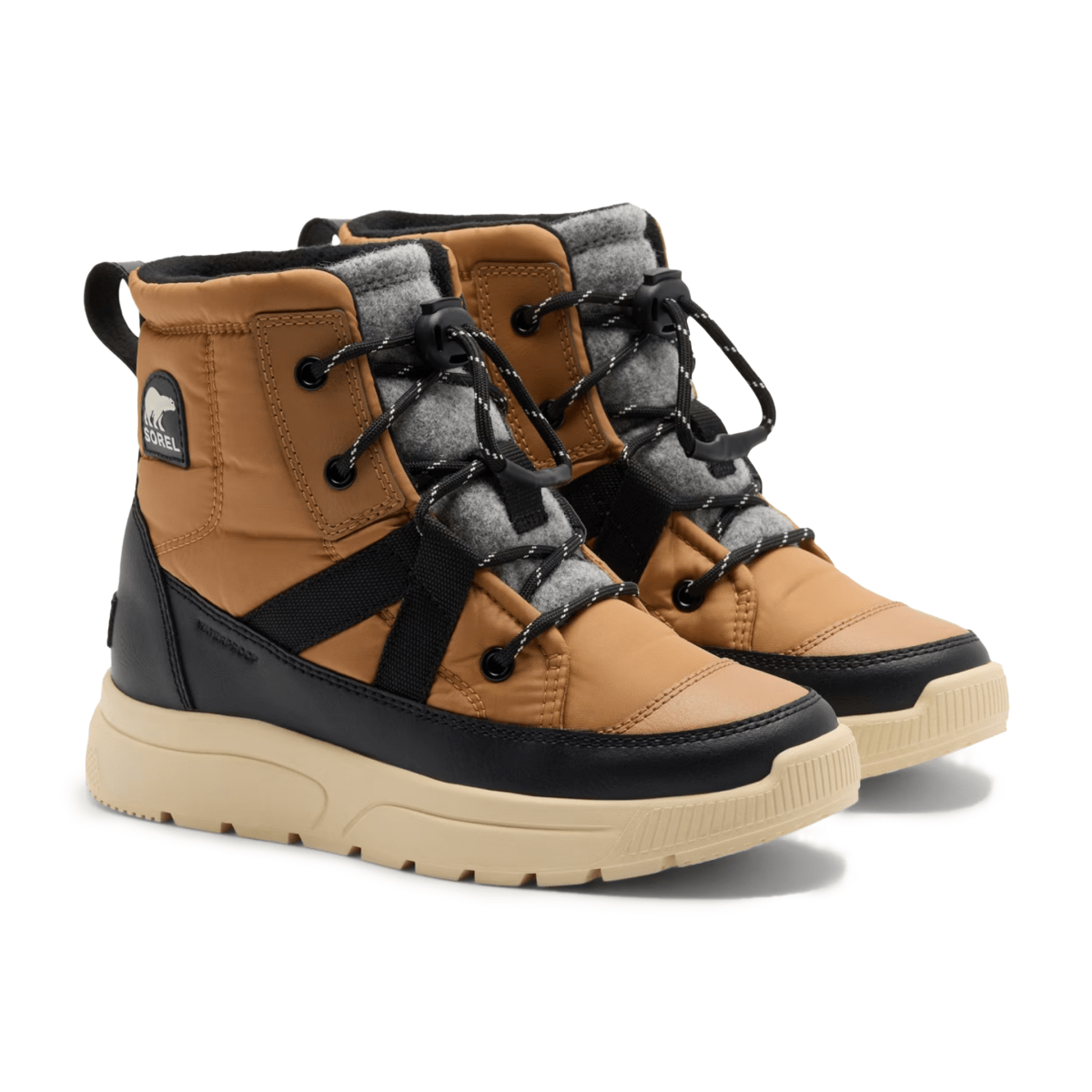 Sorel Kids (Grade School) Whitney III Mid Waterproof Tawny Buff/Tan - 1110775 - Tip Top Shoes of New York