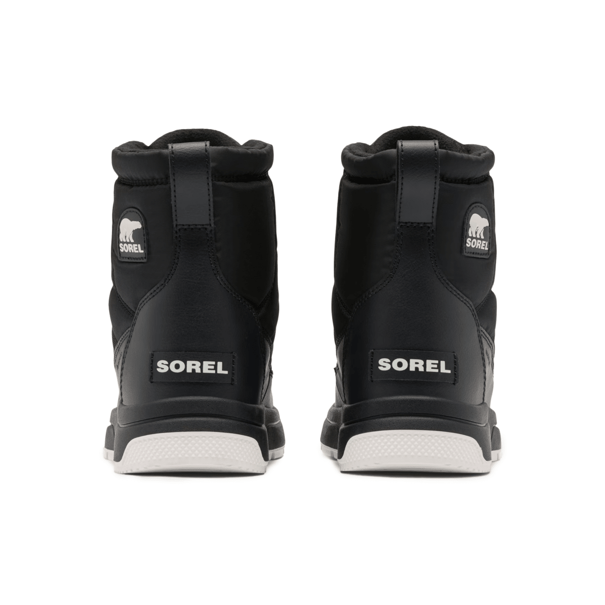 Sorel Kids (Preschool) Whitney III Mid Waterproof Black/White - 1110576 - Tip Top Shoes of New York