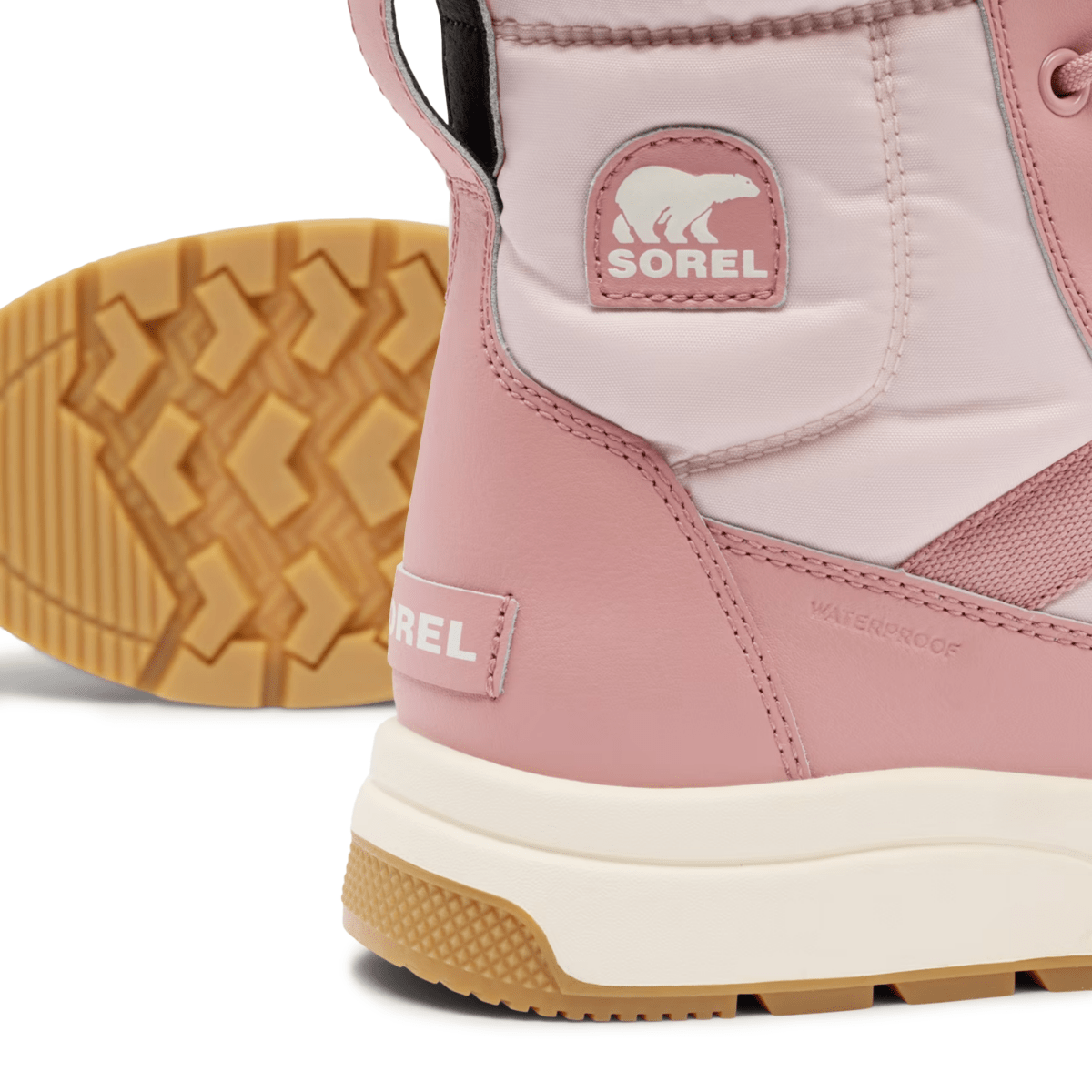 Sorel Kids (Preschool) Whitney III Mid Waterproof Pink/Cream - 1110799 - Tip Top Shoes of New York