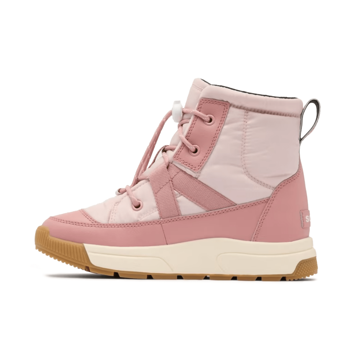 Sorel Kids (Preschool) Whitney III Mid Waterproof Pink/Cream - 1110799 - Tip Top Shoes of New York