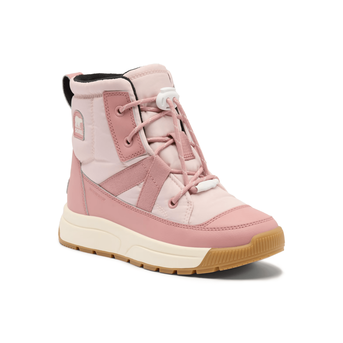 Sorel Kids (Preschool) Whitney III Mid Waterproof Pink/Cream - 1110799 - Tip Top Shoes of New York
