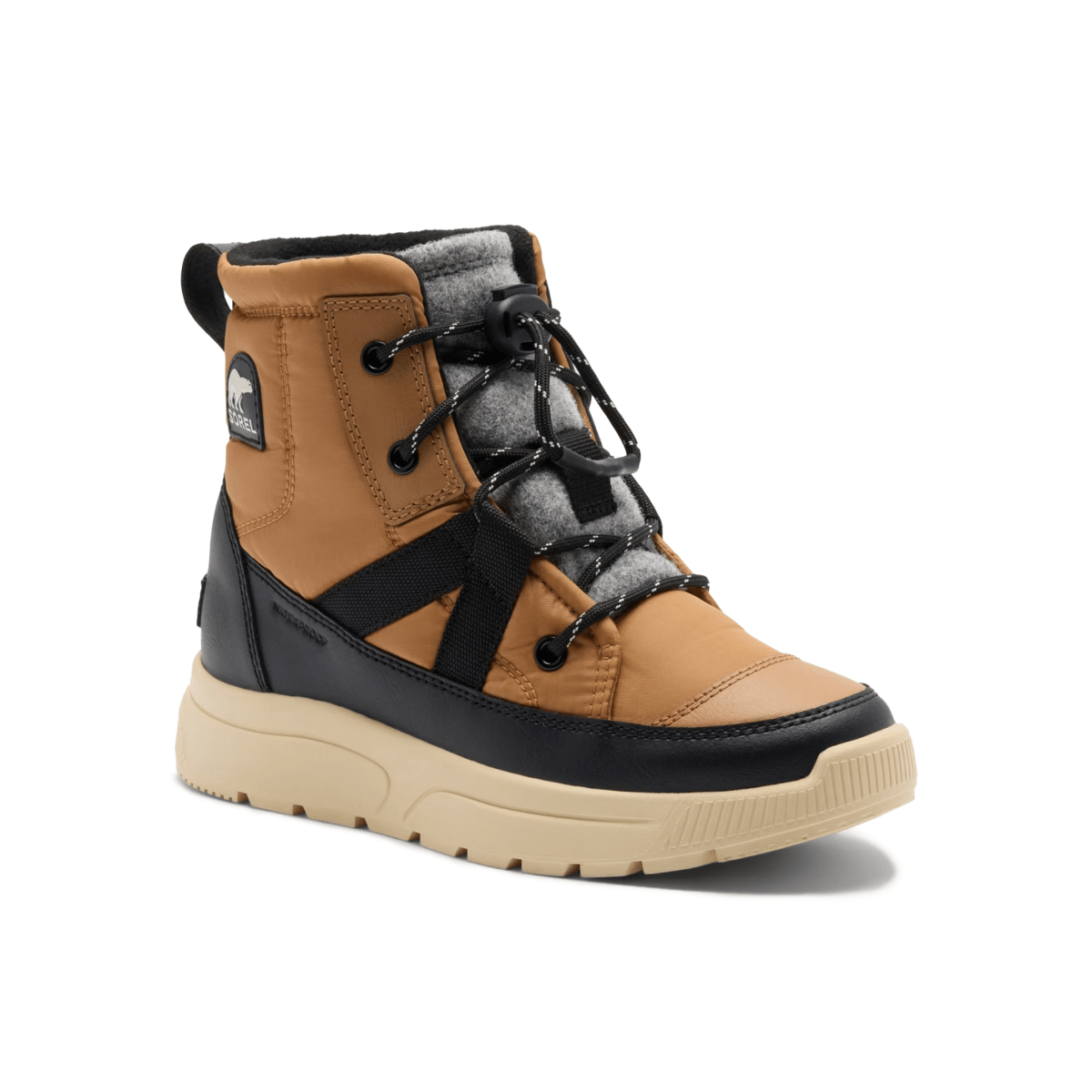 Sorel Kids (Preschool) Whitney III Mid Waterproof Tawny Buff/Tan - 1110763 - Tip Top Shoes of New York