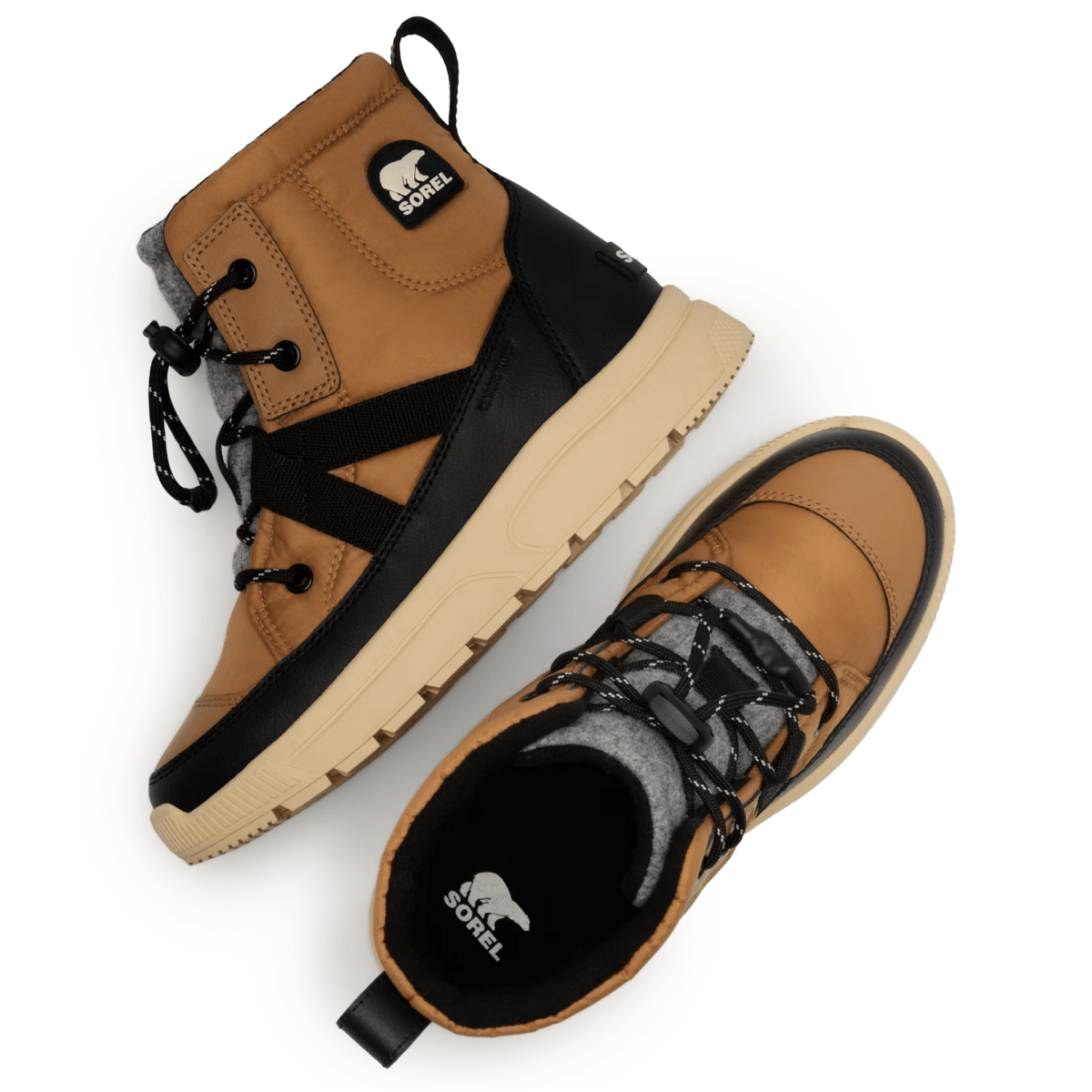 Sorel Kids (Preschool) Whitney III Mid Waterproof Tawny Buff/Tan - 1110763 - Tip Top Shoes of New York