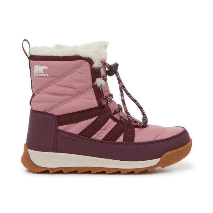 Sorel Kid's Whitney II Plus Lace Dazed Mauve/Epic Plum Waterproof - 1085270 - Tip Top Shoes of New York