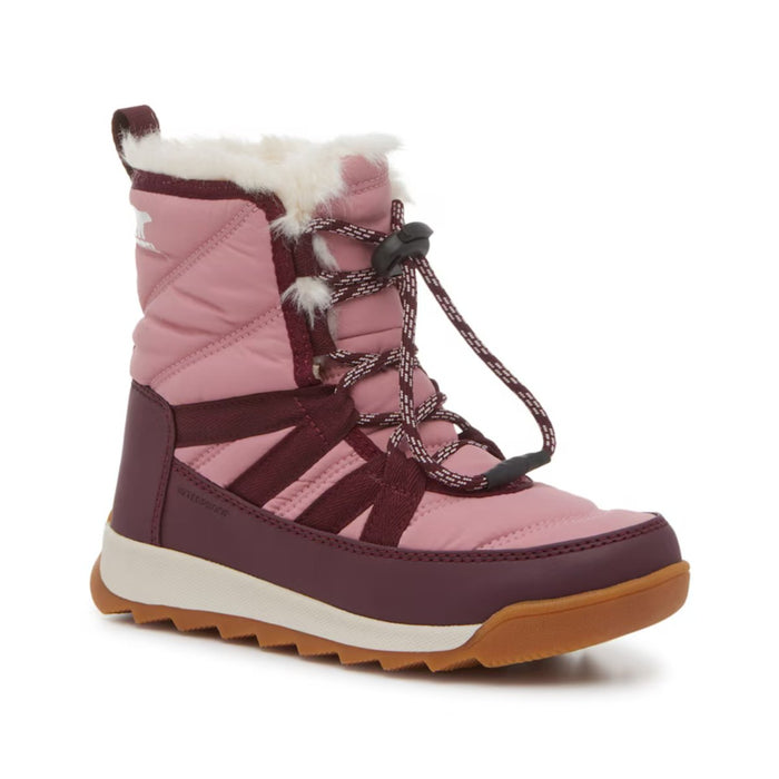 Sorel Kid's Whitney II Plus Lace Dazed Mauve/Epic Plum Waterproof - 1085270 - Tip Top Shoes of New York