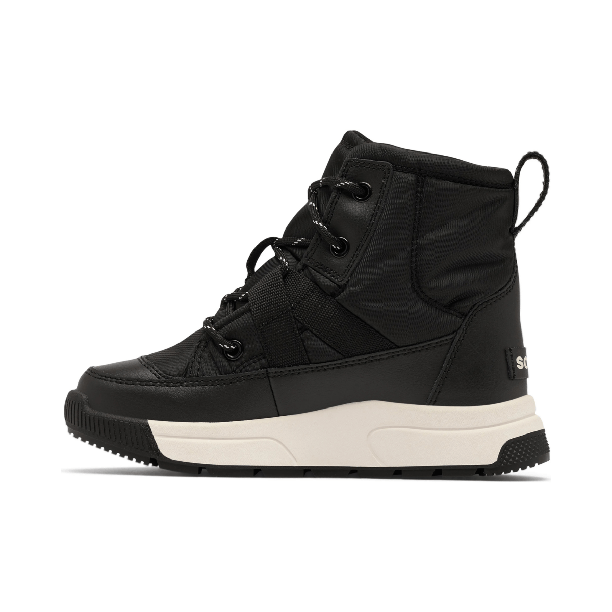 Sorel Kids' Whitney III Mid Black/Sea Salt Waterproof - 1098872 - Tip Top Shoes of New York