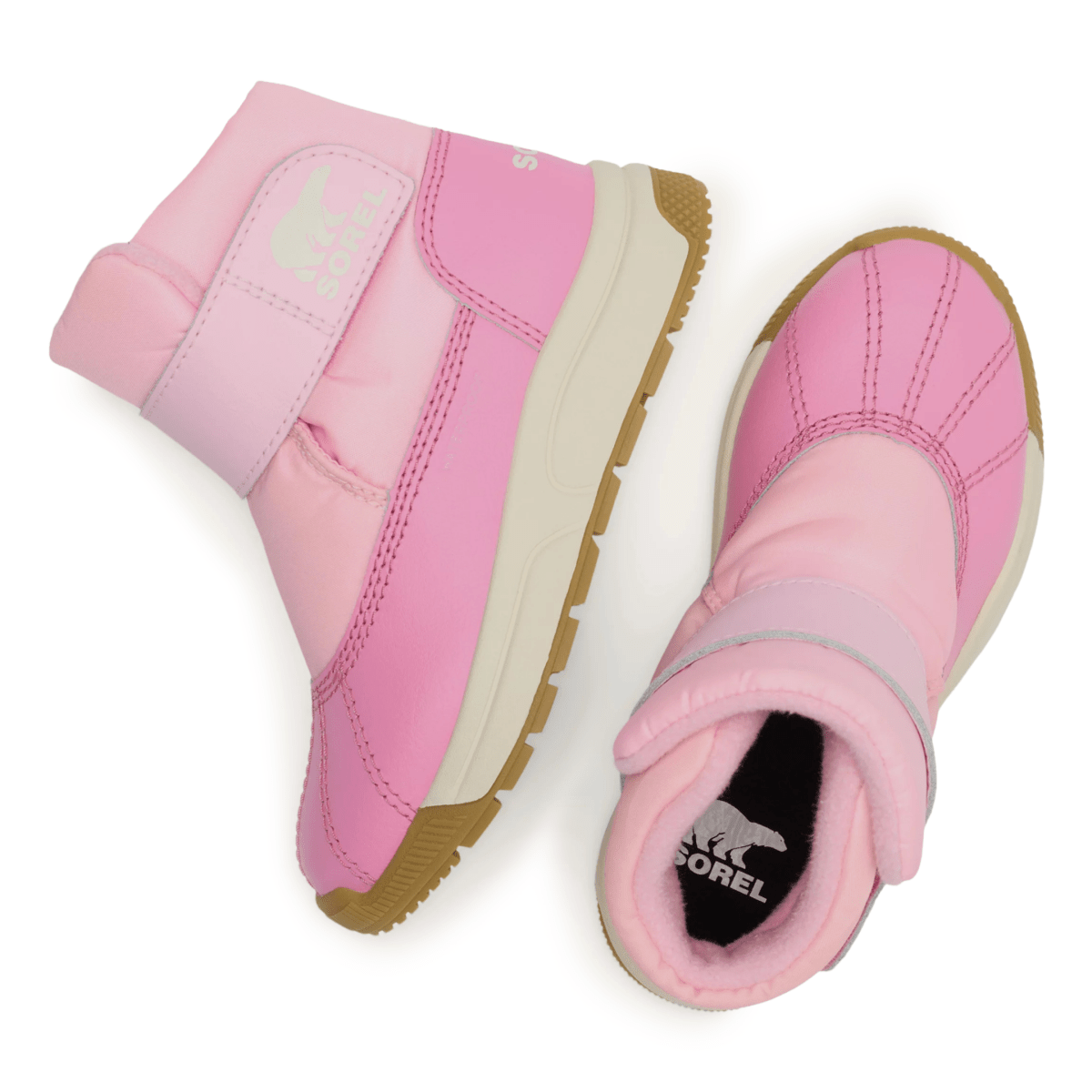 Sorel Kids' Whitney III Strap Mid Pink Flare/Orchid Waterproof - 1098903 - Tip Top Shoes of New York