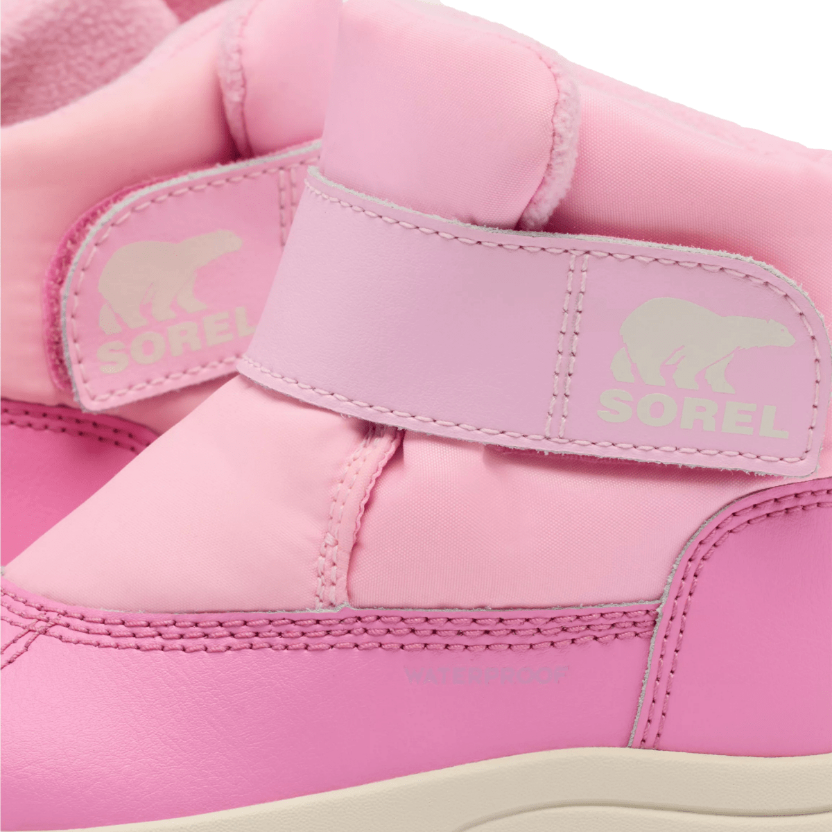 Sorel Kids' Whitney III Strap Mid Pink Flare/Orchid Waterproof - 1098903 - Tip Top Shoes of New York