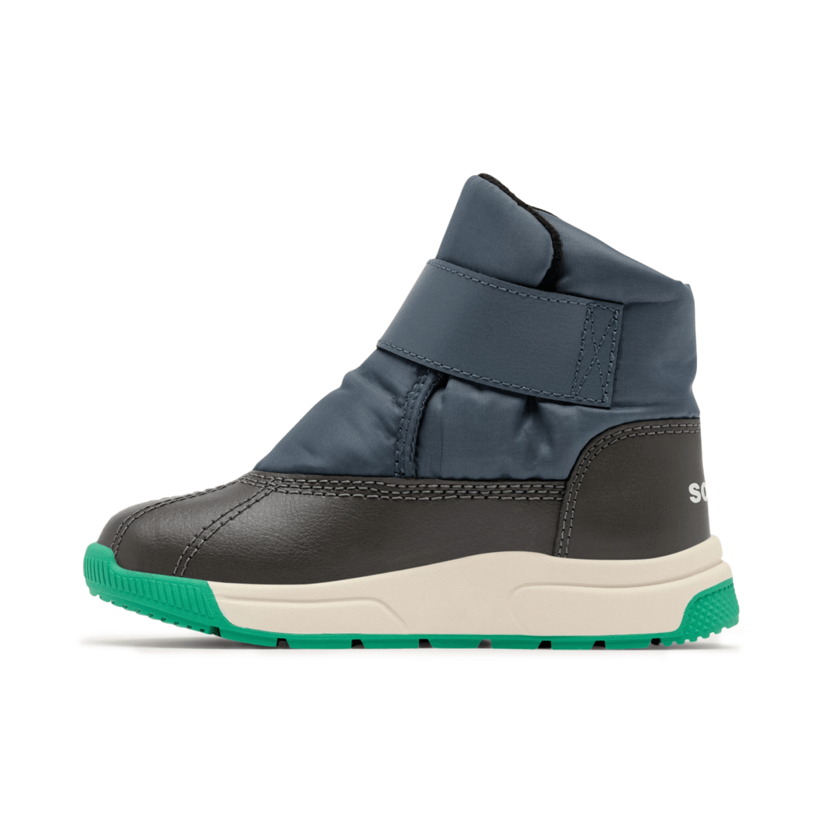 Sorel Kids' Whitney III Strap Mid Uniform Blue/Jet Waterproof - 1098919 - Tip Top Shoes of New York