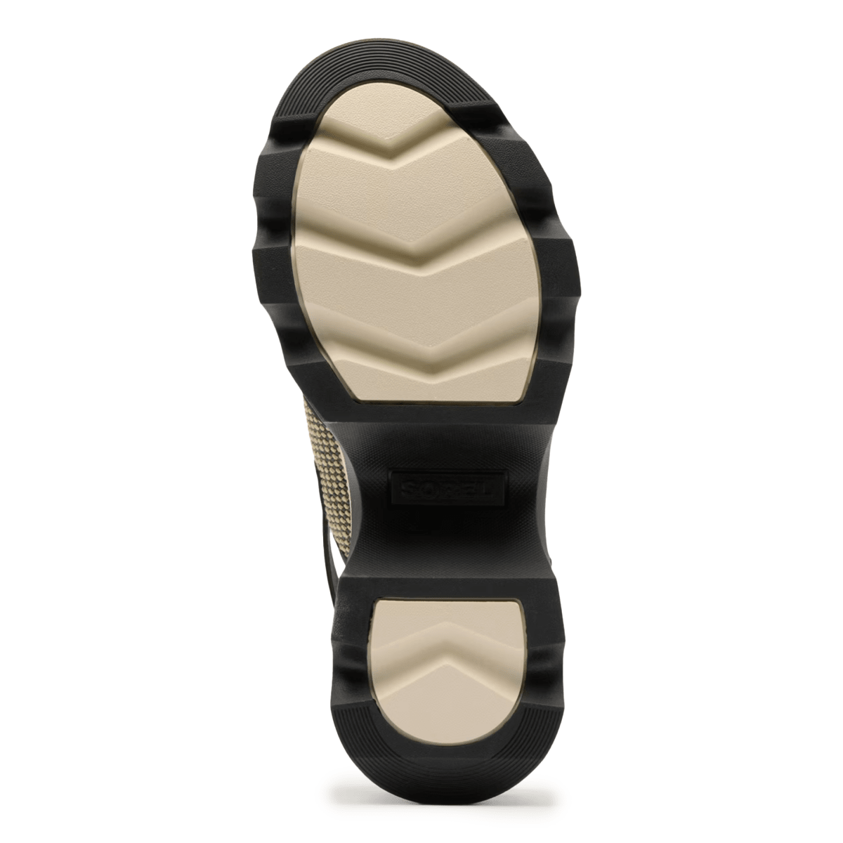 Sorel Women's Kinetic Aura Slingback TXT Black/Bleached Ceramic - 9029544 - Tip Top Shoes of New York