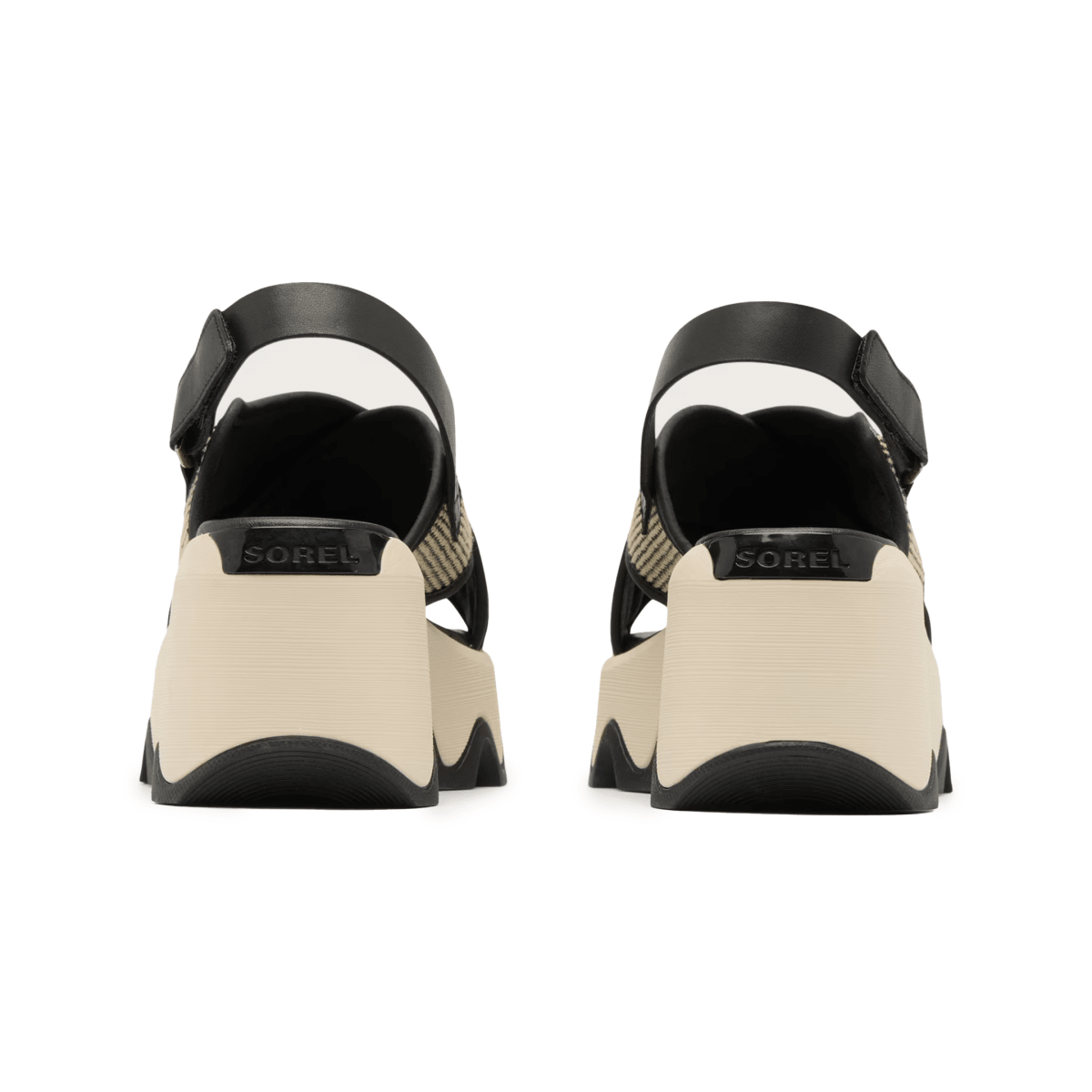 Sorel Women's Kinetic Aura Slingback TXT Black/Bleached Ceramic - 9029544 - Tip Top Shoes of New York