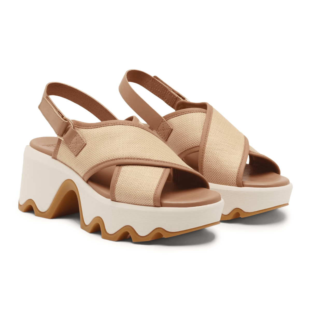 Sorel Women's Kinetic Aura Slingback TXT Honest Beige/Gum 16 - 9029558 - Tip Top Shoes of New York