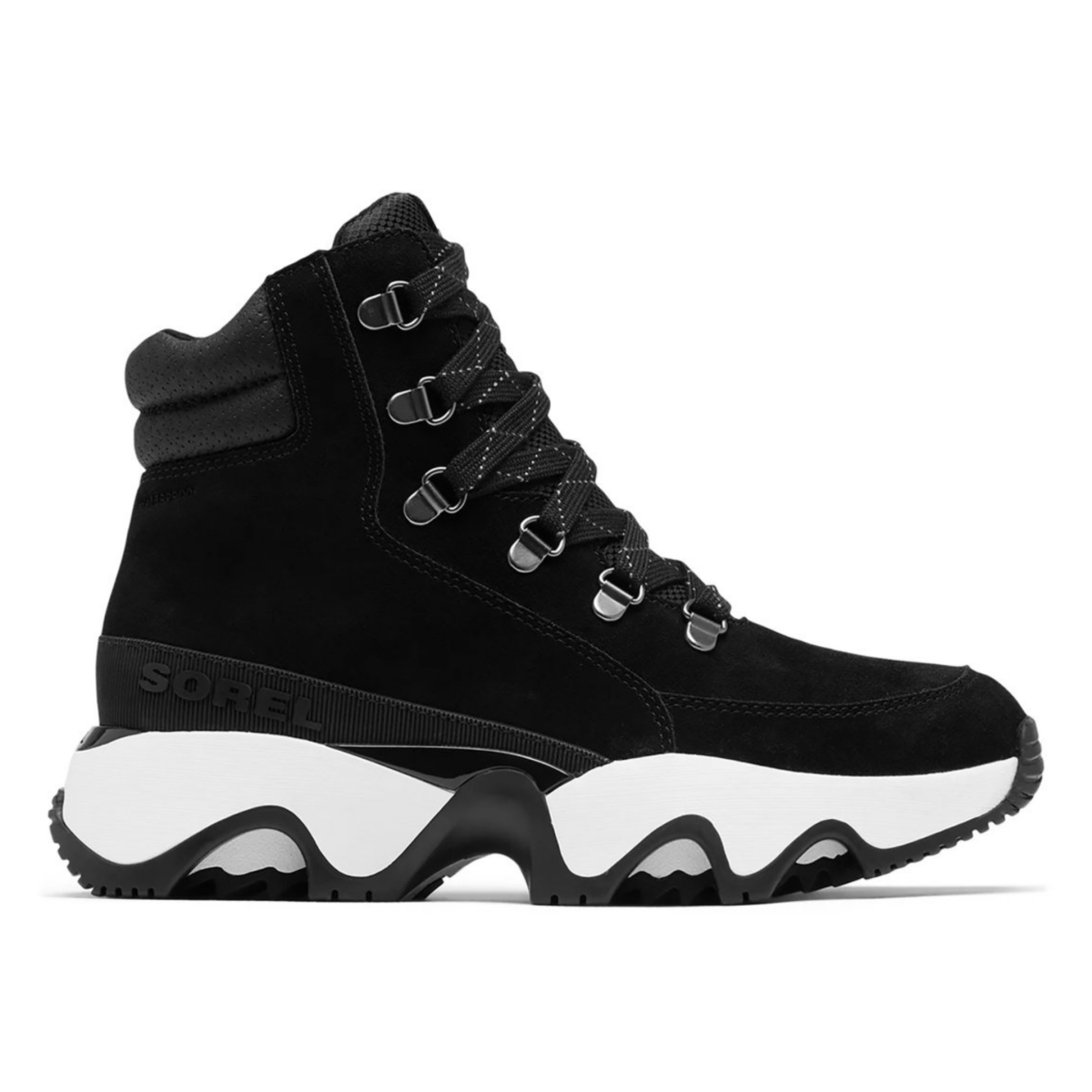 Sorel Women's Kinetic Impact Conquest Black/Sea Salt Waterproof - 9015481 - Tip Top Shoes of New York