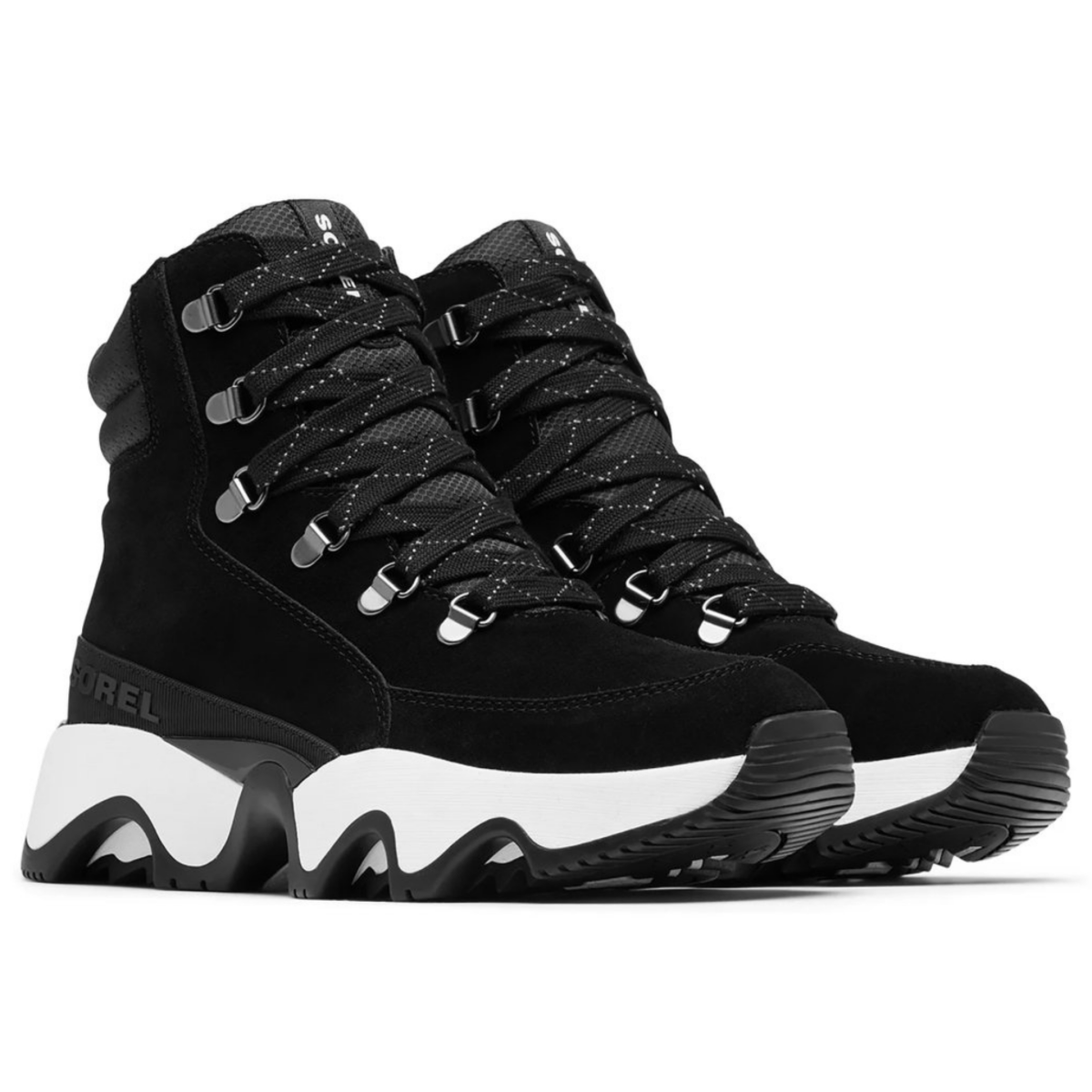 Sorel Women's Kinetic Impact Conquest Black/Sea Salt Waterproof - 9015481 - Tip Top Shoes of New York