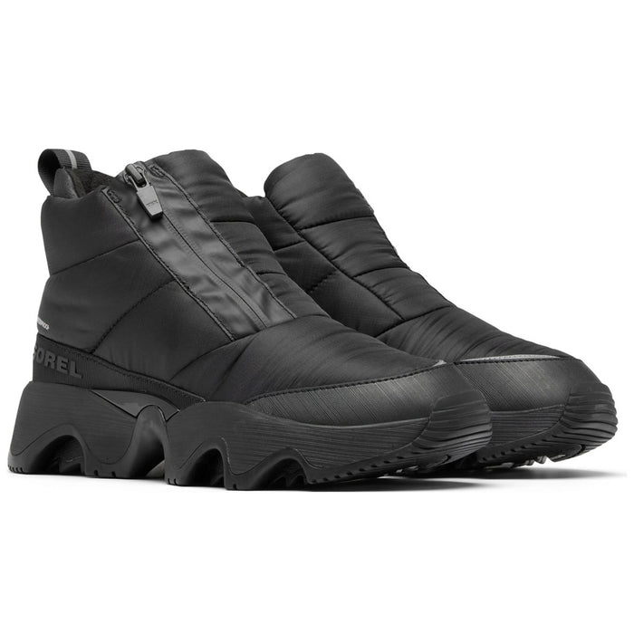 Sorel Women's Kinetic Impact Puffy Zip Black/Sea Salt Waterproof