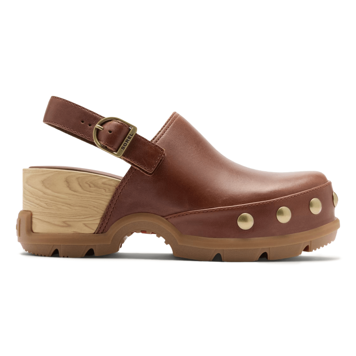 Sorel Women's Roam'n Clog RVT Dark Auburn/Gum 10 - 9032608 - Tip Top Shoes of New York