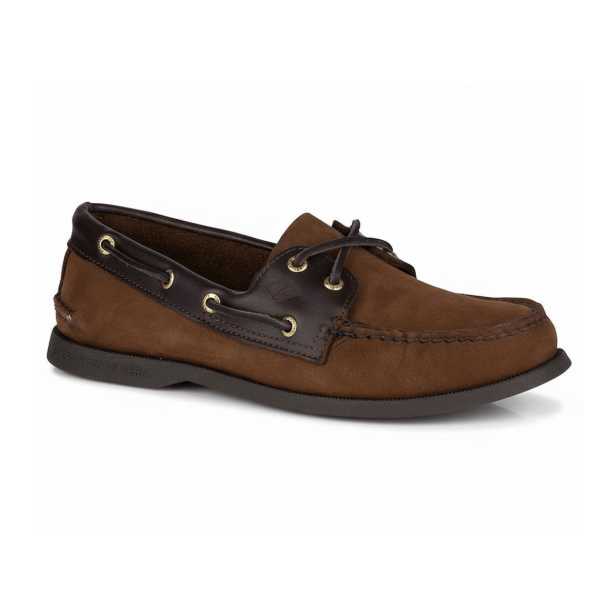 Sperry Men's Authentic Original Leather Boat Shoe Brown Nubuck - 400115703016 - Tip Top Shoes of New York